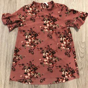 Orange Creek Floral Blouse